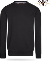Cappuccino Italia - Heren Sweaters Sweater Zwart - Zwart - Maat M