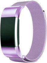 Eyzo Milanees bandje - Fitbit Charge 2 - Violet - Large