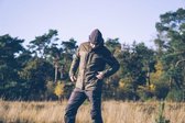 Fjällräven Skogsö Gevoerde Jas Heren, tarmac-dark olive Maat XXL