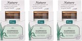 3x Kneipp Geurkaars Happiness - Vetiver en Mandarin