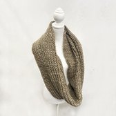 Warme colsjaal in het Olijfgroen - Nekwarmer - Dames sjaal - Heerlijk in de winter - Uniek! - LimitedDeals