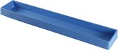 Datona® Vakverdeling met 1 compartiment - 5 stuks - Blauw