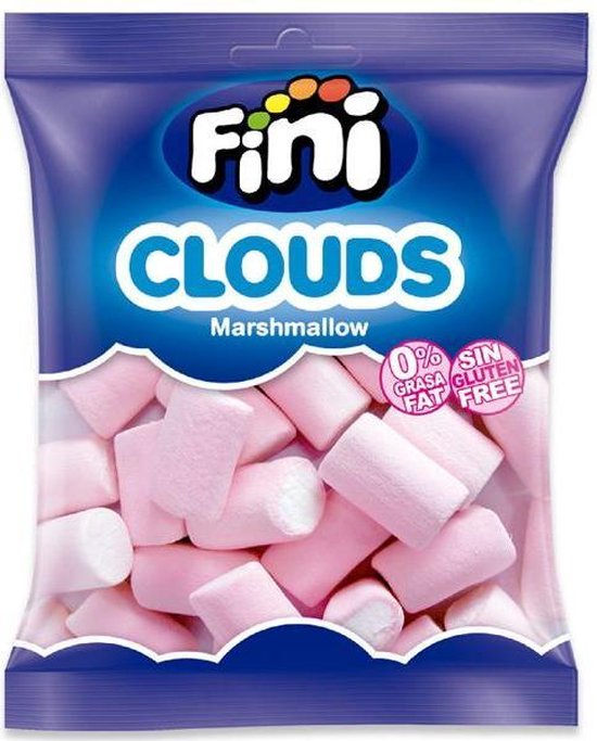 Fini Halal marshmallow clouds 24 stuksglutenvrijverjaardag