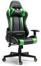 GTRacer Pro Special - E-Sports - Game stoel - Ergonomisch - Bureaustoel -Gaming stoel - Verstelbaar - Racing - Gaming Chair - Groen