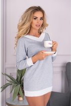 Maristela LC 90374 Touch Of Gray Collection - Warme Zachte Gebreide Sweatshirt, Maat S/M