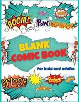 Blank Comic Book for Adults and Kids