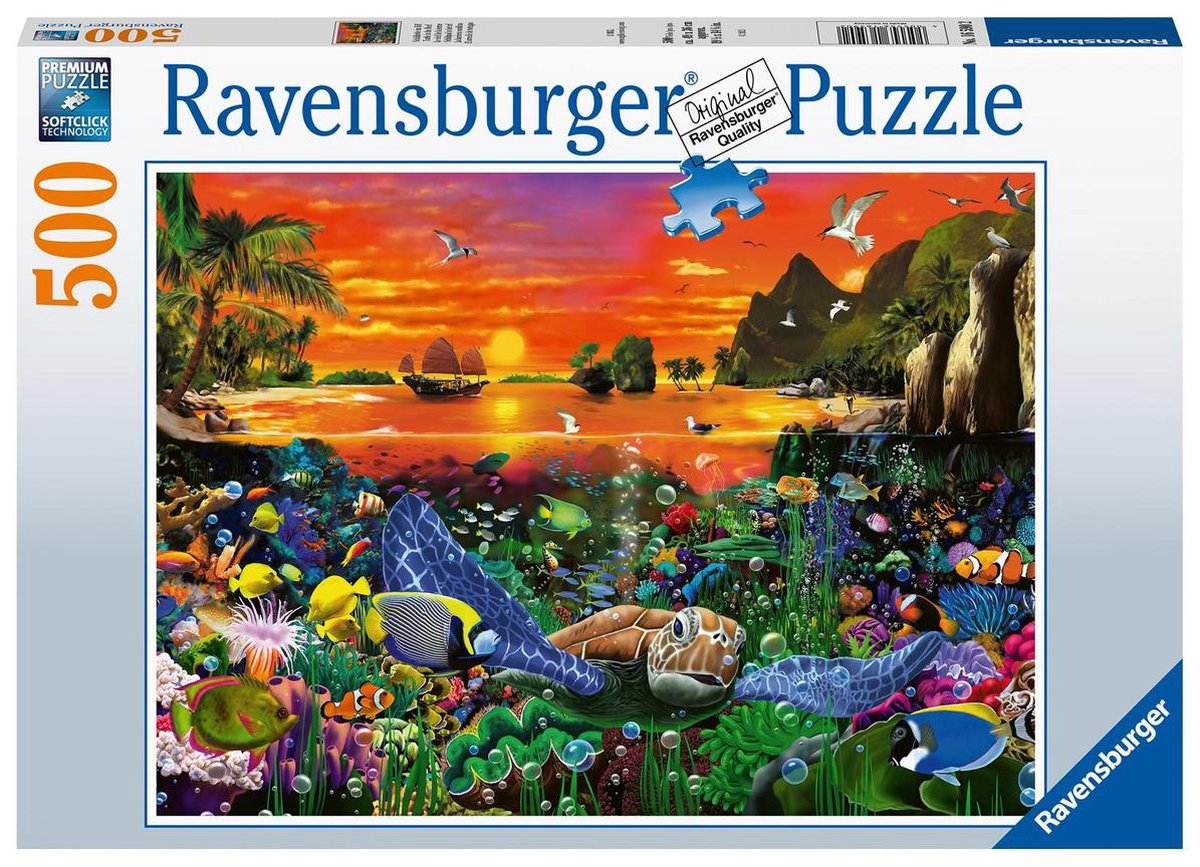 Ravensburger 16590 puzzle Jeu de puzzle 500 pièce(s) Aquatique | bol.com