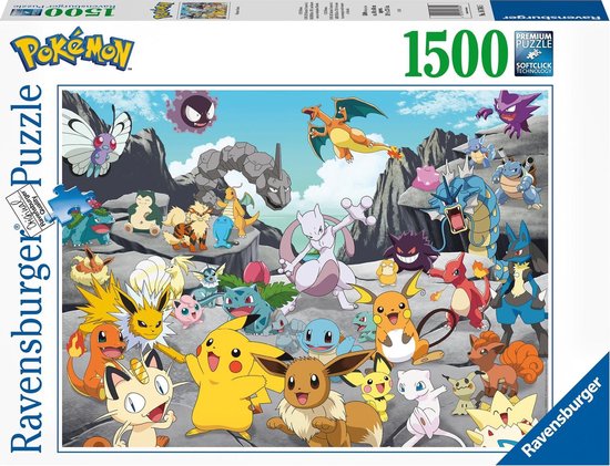 Ravensburger puzzel Pokémon Classics - Legpuzzel - 1500 stukjes | bol.com