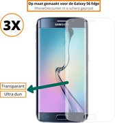 galaxy s6 edge screenprotector | Galaxy S6 Edge protective glass | Samsung Galaxy S6 Edge tempered glass 3x