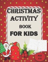 Christmas Activity Book for Kids Ages 4-8