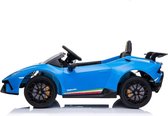 Elektrische kinderauto "Lamborghini Huracan" - Licentie - 12V-batterij, 2 motoren - 2,4 Ghz afstandsbediening, MP3, lederen stoel + EVA