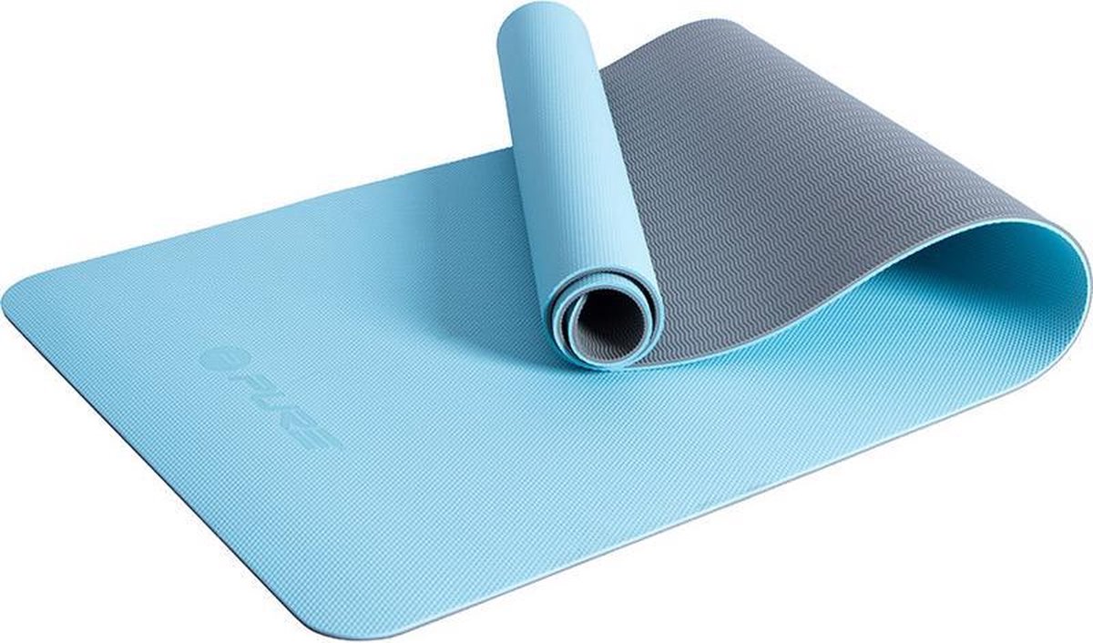 Fitnessmat / Yogamat (blauw)