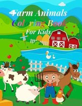 Farm Animals Coloring Book For Kids