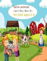 farm animal coloring books for kids ages 2-4