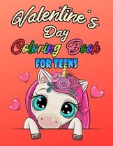 Valentine's Day Coloring Book For Teens