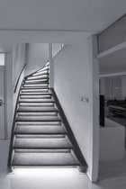 LED trapverlichting met dimmer - voor trappen met bekleding - 4000K - 15 treden x 80 cm