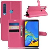 Samsung A9 2018 Hoesje Wallet Case Roze