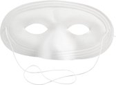 Masker, H: 10 cm, B: 17,5 cm, wit, 1 stuk