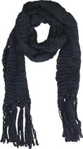 Lange Sjaal BOUKE - Zwart - Unisex - Acryl