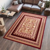 Tapiso Atlas PP Vloerkleed Rood Woonkamer Tapijt Maat- 100x200