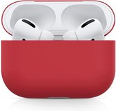 Bee's - Airpods Pro Hoesje Siliconen Case - Rood - Soft Case - Airpods Pro Case - Airpods Pro