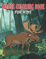 Moose Coloring Book for Kids