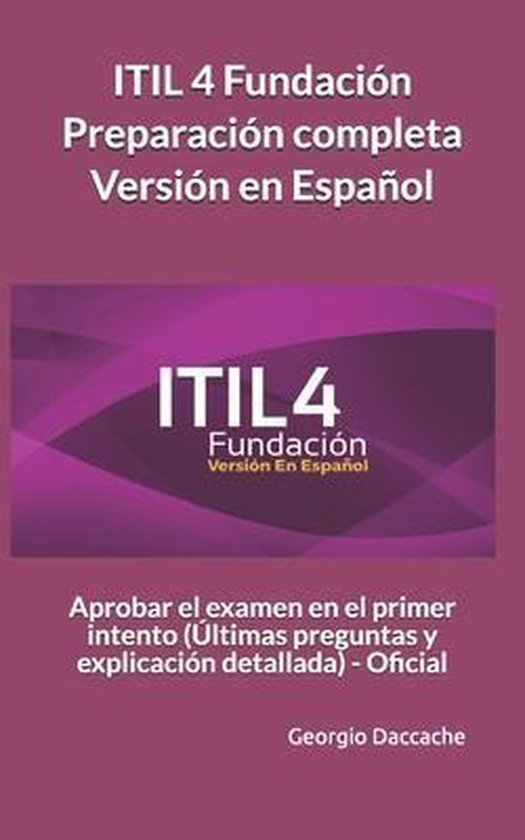 ITIL 4 Fundación Preparación completa Versión en Español - cover
