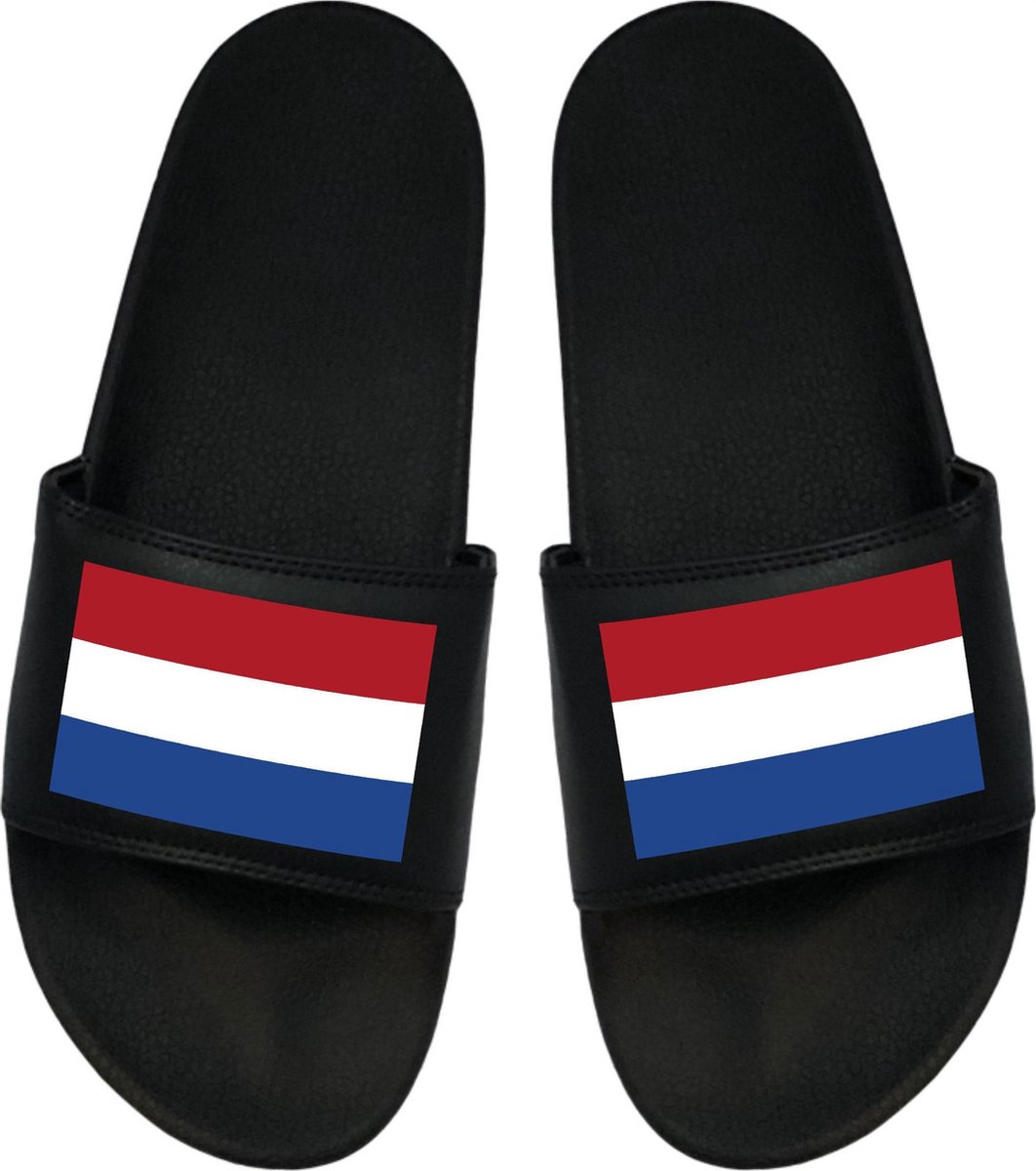 Cadeau Sint - Cadeau Kerst - WK - EK - Oranje - Cadeau Nederland - Cadeau Badslippers - Badslippers Nederlandse Vlag 39