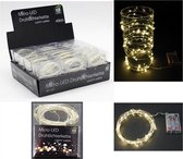 LED Draadverlichting - 20 lampjes - Warm Wit Licht - 2 m
