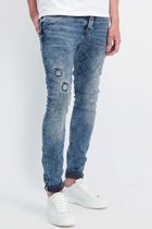 Cars Jeans Aron Super Skinny 72828 93 Blue Black Mannen Maat - W30 X L34