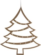 Kerstkaarten houder - Kerstboom - Goud - Metaal - Kerstversiering - Kaartenhouder - Kerstkaart hanger