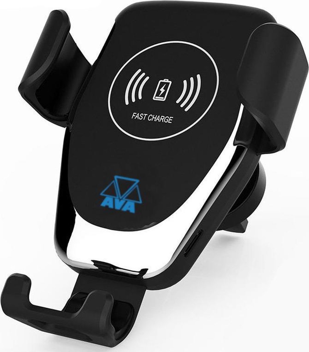 AVA Draadloze Telefoonhouder Auto - Draadloze Oplader QI - Universeel - Telefoonhouder Iphone / Sams