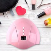 LED Lamp voor LED/UV gellak - manicure - pedicure - nageldroger 36W - roze