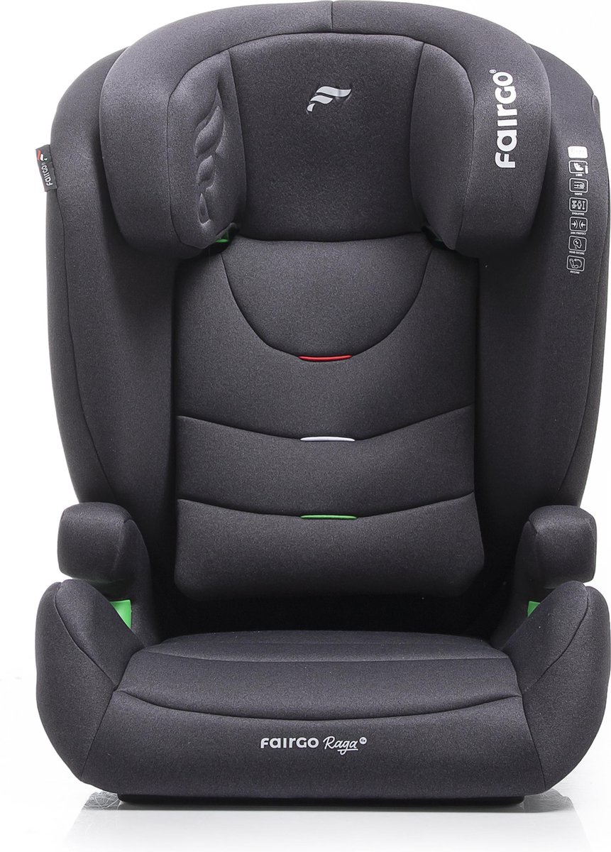 Babyauto Fairgo Raga I-size black/melange FG  100 tot 150 cm