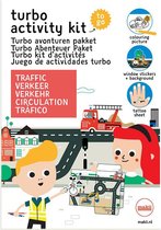 Makii - Turbo Avonturen Pakket - Kleurplaten & stickers