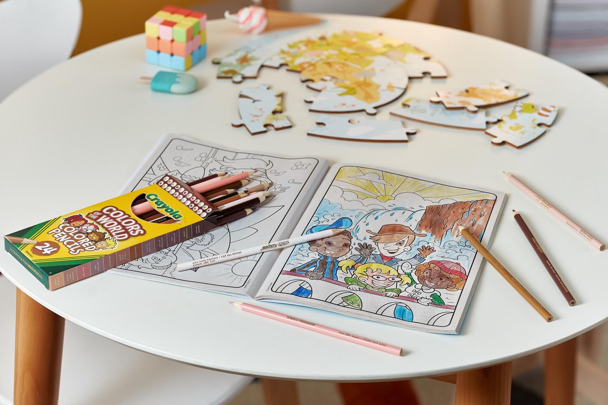 Crayola - Colors Of The World - Kleurpotloden - 24 Kleuren - Voor Kinderen — afbeelding 10
