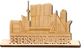 Houten Wenskaart 3D Beterschap Wijffie Rotterdam