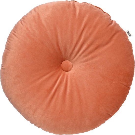 Dutch Decor OLLY - coussin ronde 40 cm Muted Clay - rose