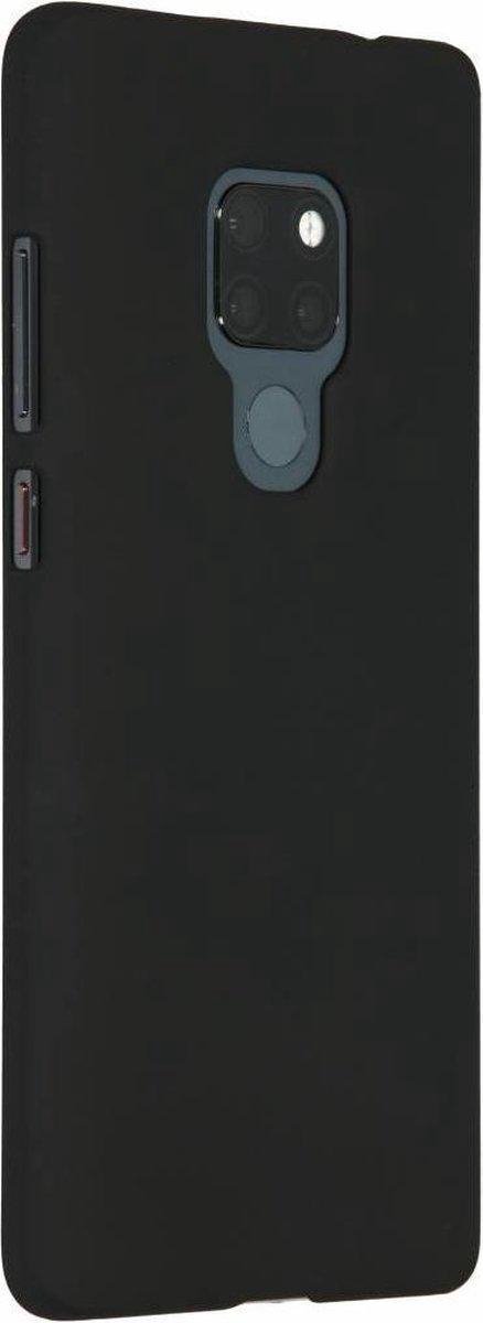 Huawei Mate 20 hoesje zwart - Siliconen Case Huawei Mate 20 hoesje - Zwart