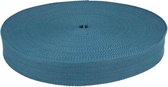 Keperband tassenband - extra stevig - 32mm - 1 meter - blauw