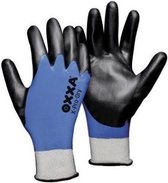 OXXA X-Pro-Dry 51-300 XXL Oxxa - Zwart/blauw - Nitril/polyester - Gebreid manchet - EN 388:2016