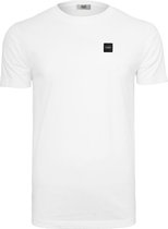 LXURY Élance Heren - Patch T-Shirt - Wit - Maat XL - Kleding volwassenen