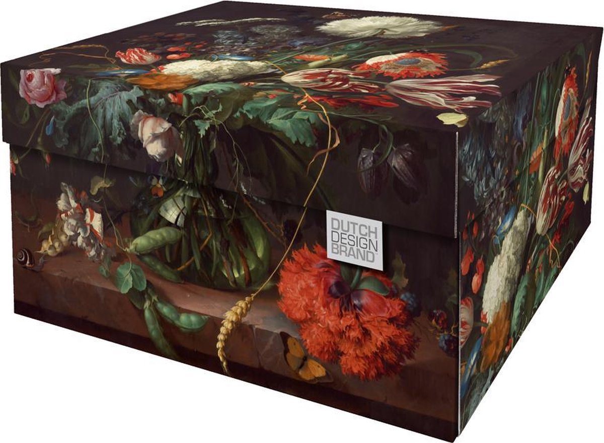 Dutch Design Brand - Dutch Design Storage Box - Opbergbox - Bewaardoos - Bloemen - Stillleven - Kunst - 17e eeuw - Flowers