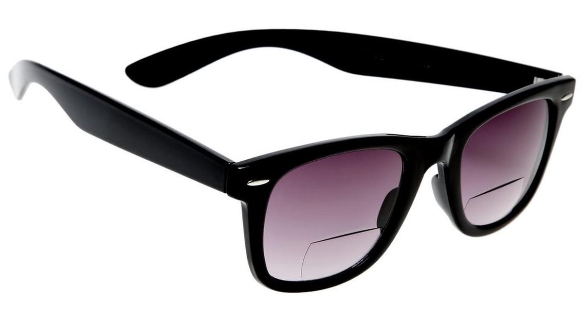 Haga Eyewear - Zonnebril met leesgedeelte- Lix Borgholm - zwart +1.00