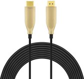 NÖRDIC HDMI-F015 HDMI2.0 - 4K 60Hz - Glasvezel kabel - 18Gbps - HDR - ARC - 15 Meter - Zwart