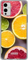 6F hoesje - geschikt voor OnePlus 9 -  Transparant TPU Case - Citrus Fruit #ffffff