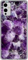 6F hoesje - geschikt voor OnePlus 9 -  Transparant TPU Case - Purple Geode #ffffff