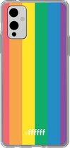 6F hoesje - geschikt voor OnePlus 9 -  Transparant TPU Case - #LGBT #ffffff