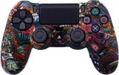 PS4 Controller Silicone Hoes met Noppen - Chinese Dragons