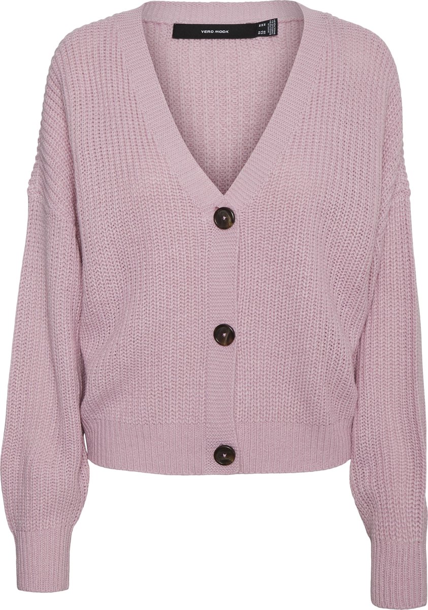 Vero Moda VMLEA LS V-NECK CARDIGAN GA NOOS Dames Vest - Maat M